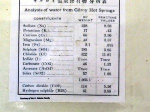 Hot Springs Mineral Content